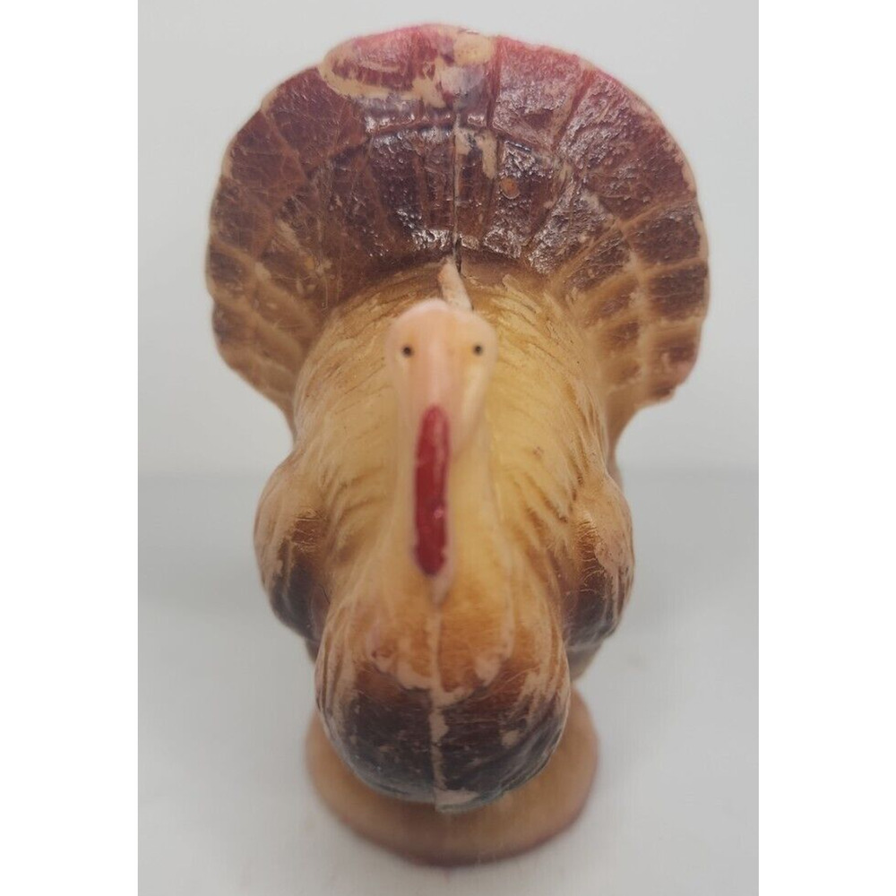 Vintage Gurley Thanksgiving Turkey Candle 3" SKU H73